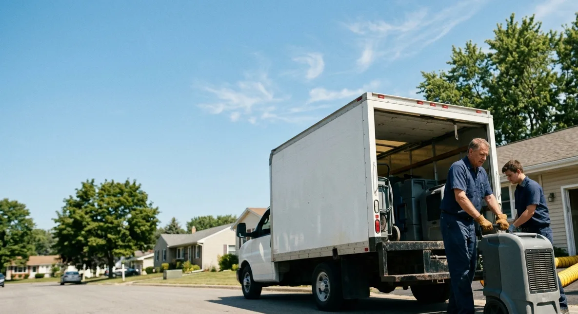 Water Damage Cleanup in Westerville, OH near me